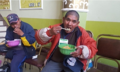 También recibieron atención en salud, un plato de picana y reflexiones para cambiar su estilo de vida.