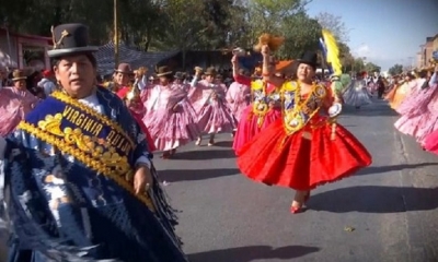 57 fraternidades participaron del convite/Foto. Captura de pantalla