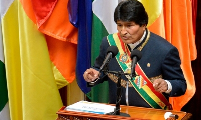 Presidente Evo Morales. 