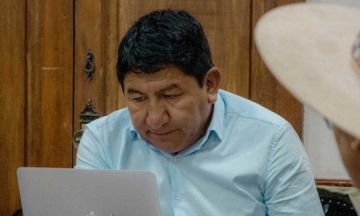 Jhonny Mamani, gobernador de Potosí. 