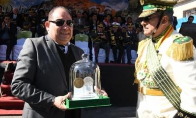 Carlos Romero en Potosí/Foto. RRSS