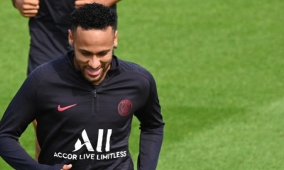 El delantero brasileño Neymar. | AFP