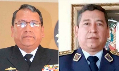 Jorge Terceros y Palmiro Jarjury, exmilitares acusados en el caso 