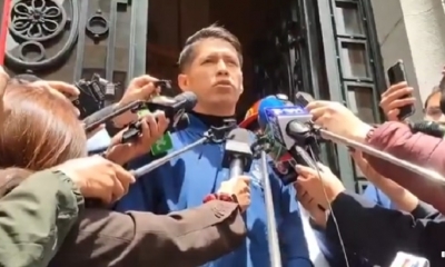 Foto/ Captura de pantalla : El presidente del Senado, Andrónico Rodríguez.