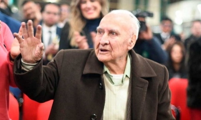 Morales Dávila en un reconocimiento en el Ministerio de Justicia. Foto: @ArceZaconeta