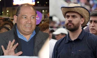 El exministro Carlos Romero y el ministro de Gobierno, Eduardo del Castillo