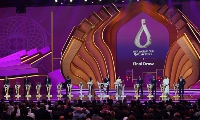El sorteo de Catar 2022, este viernes en Doha. | EFE