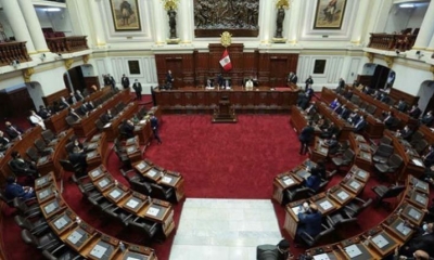 Ceremonia de juramentación de los congresistas de Perú para el período 2021-2026. | EFE