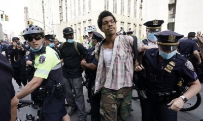 Varias protestan también se registraron en otros estados del país. | Fuente: AFP or licensors | Fotógrafo: TIMOTHY A. CLARY
