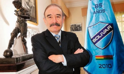 El dirigente del Club Bolívar, Guido Loayza