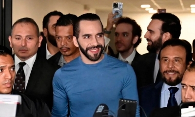Nayib Bukele goza de amplia popularidad en El Salvador. | Fuente: AFP