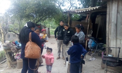 En Yacuiba, tres niños fueron abandonados hace varios días por sus progenitores, sin alimentos de ningún tipo