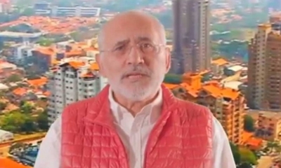 El candidato a la presidencia por Comunidad Ciudadana, Carlos Mesa