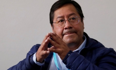 El presidente Luis Arce 