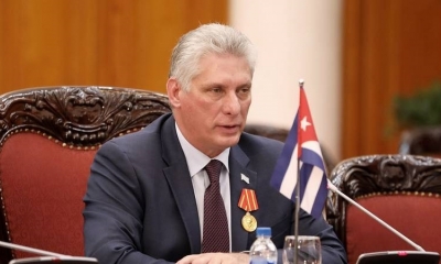 El presidente de Cuba, Miguel Díaz-Canel.