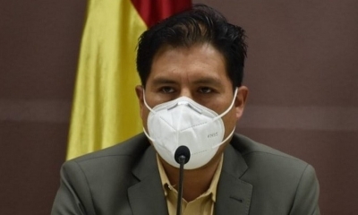 El Ministro de Salud, Jeyson Auza Pinto. Archivo