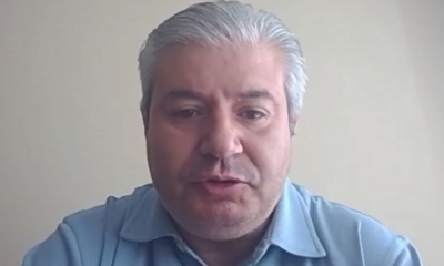El diputado Enrique Urquidi, en la entrevista virtual con La Razón Radio.