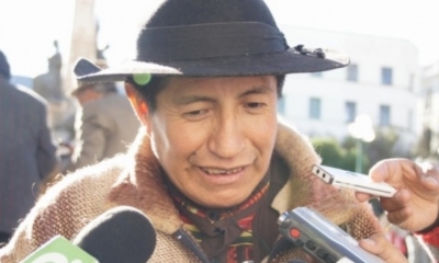 Quispe no asistió al juicio porque día antes se sumó a la huelga de hambre de los diputados opositores en la Asamblea Legislativa Plurinacional.