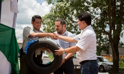 Seguridad Ciudadana de la Gobernación Regional entrega Materiales