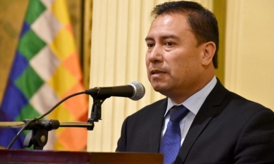 El ministro de Salud, Rodolfo Rocabado.