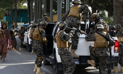 Talibanes en Kabul. | AFP