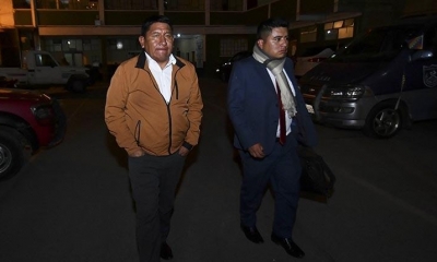 El gobernador de Potosí, Jhonny Mamani, detenido en La Paz