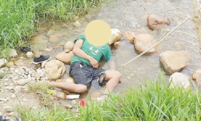 Así fue encontrado el cuerpo de un hombre/Foto. RRSS