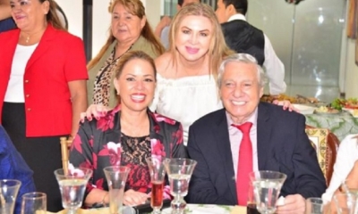 La Directora de Transparencia junto al alcalde y presidenta del Concejo Municipal/Foto. RRSS