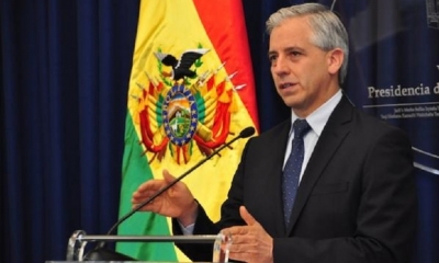 El vicepresidente Álvaro García Linera 