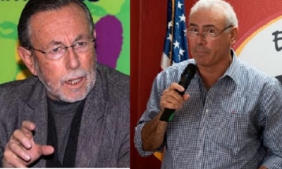Juan Del Granado y el exministro Guido Añez/Foto. Kandire
