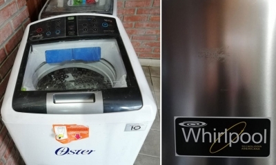 Les ponían stickers de marcas reconocidas. 