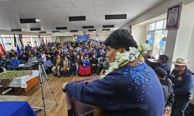 El exmandatario Evo Morales
