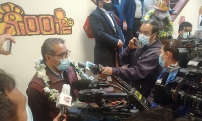 El viceministro de Régimen Interior, Emilio Rodas.