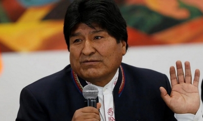 el expresidente de Bolivia Evo Morales
