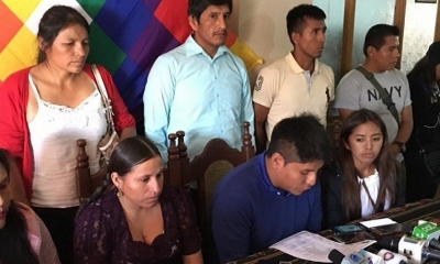 El dirigente del Trópico Leonardo Loza 