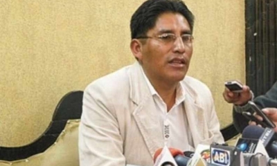 El gobernador de La Paz, Félix Patzi