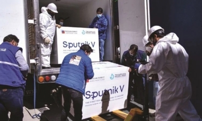 El pasado 20 de abril, Bolivia recibió el tercer lote de 200 mil vacunas rusas Sputnik-V. / Foto: Archivo.