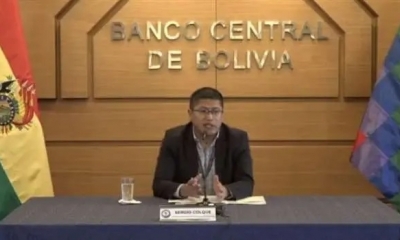 El asesor del Banco Central de Bolivia (BCB), Sergio Colque Soldado.