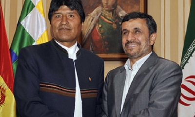 Evo Morales y Mahmoud Ahmadinejad/Foto. RRSS