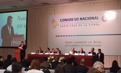 Presidente de la CEPB dio lectura a las conclusiones del congreso. Foto: CEPB