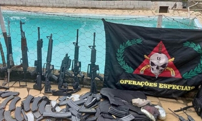 El enfrentamiento entre asaltantes y la Policía. | AFP