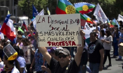 La desigualdad social es uno de los grandes problemas estructurales de Chile. | Fuente: AFP