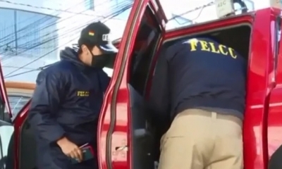 Operativo de la Felcc, imagen de referencia. Foto: Captura de video/ Bolivia