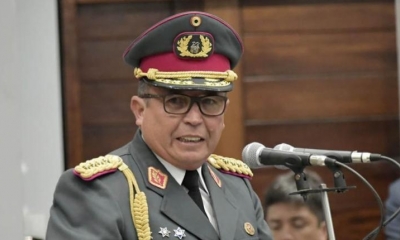 El excomandante de las Fuerzas Armadas (FFAA), general Williams Kaliman Romero.| Archivo. Ministerio de Comunicación