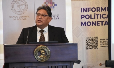 El presidente del BCB, Roger Edwin Rojas