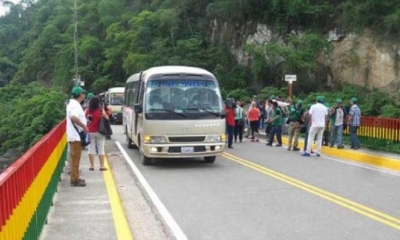 La terminal de buses suspendió la venta de pasajes por esa zona/Foto. RRSS