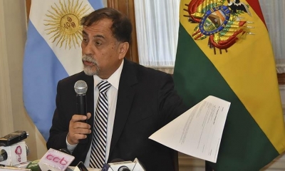 El embajador de Argentina en Bolivia, Normando Álvarez. | Foto archivo | APG