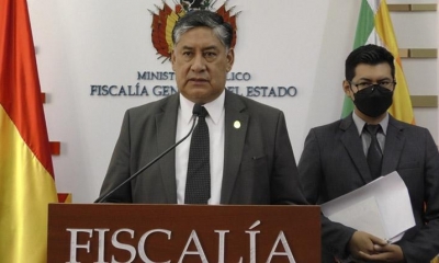 El fiscal general del Estado, Juan Lanchipa