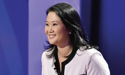 La candidata Keiko Fujimori, en Lima.