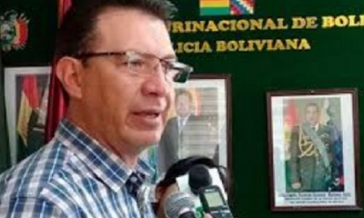 Rommel Raña, ex Comandante de la Policía de Oruro/Foto. RRSS
